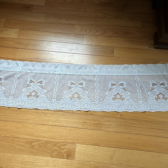 Lace valance - white - Picture 4 of 8